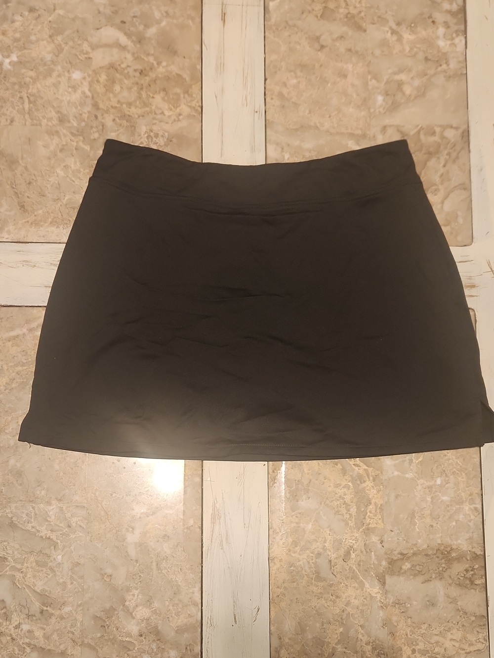 Black skort
